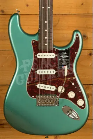 Fender American Professional Classic Stratocaster - Rosewood - Faded Sherwood Green Metallic