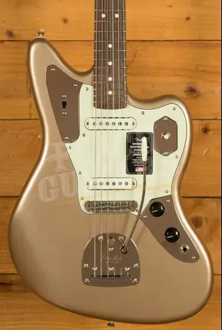 Fender American Professional Classic Jaguar - Rosewood - Faded Firemist Gold