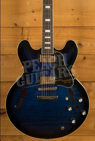 Gibson ES-335 Figured | Deep Ocean Burst