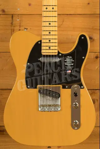 Fender American Professional Classic Telecaster - Maple - Butterscotch Blonde