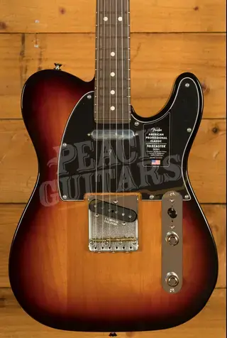 Fender American Professional Classic Telecaster - Rosewood - 3-Colour Sunburst