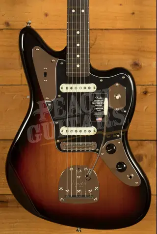 Fender American Professional Classic Jaguar - Rosewood - 3-Colour Sunburst
