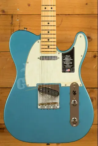 Fender American Professional Classic Telecaster - Maple - Faded Lake Placid Blue