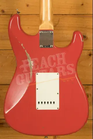 Fender Custom Shop 59 Strat Left-Handed - Relic Fiesta Red