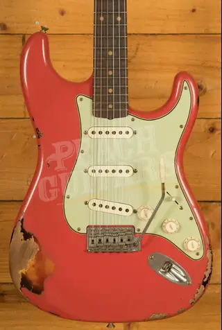 Fender Custom Shop 59 Strat - Relic Fiesta Red/3-Tone Sunburst