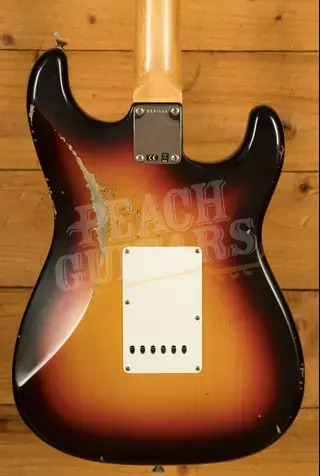 Fender Custom Shop 59 Strat Left-Handed - Relic 3-Tone Sunburst