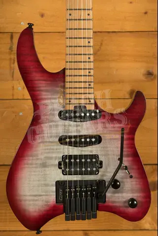 Cort Space G6TR Headless - Roasted Maple - Semi Gloss Lava