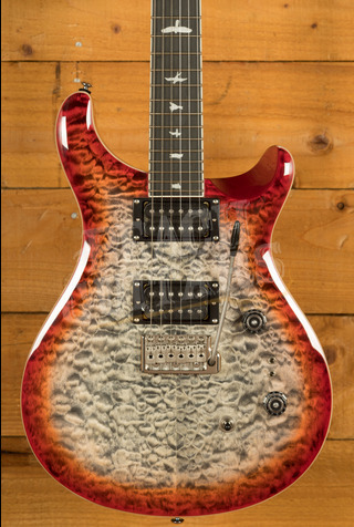 PRS SE Custom | Custom 24-08 Quilt - Charcoal Cherry Burst