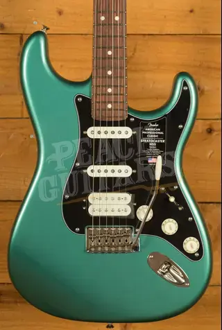 Fender American Professional Classic Stratocaster HSS - Rosewood - Faded Sherwood Green Metallic