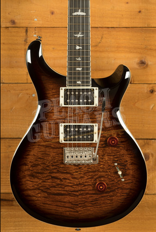 PRS SE Custom | Custom 24 Quilt - Black Gold Sunburst