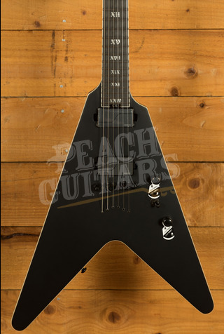 Schecter V-1 SLS Elite Evil Twin | Satin Black