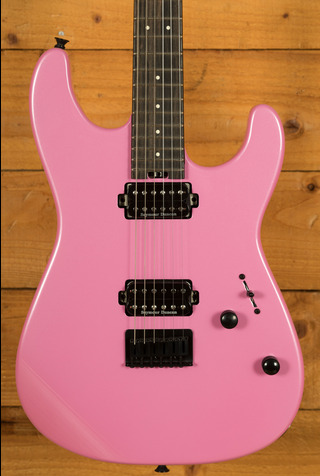 Charvel Pro-Mod Plus San Dimas Style 1 HH HT E - Ebony - Platinum Pink