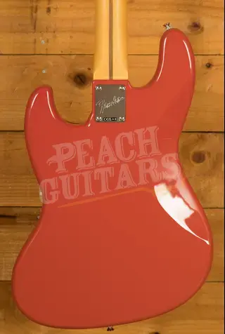 Fender American Professional Classic Jazz Bass - Maple - Faded Dakota Red