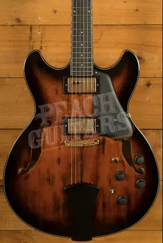 Ibanez ASH300 Artstar Series Hollow Body - Macassar Ebony - Tobacco Brown