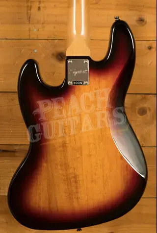 Squier Classic Vibe '60s Jazz Bass Fretless - Laurel - 3-Colour Sunburst