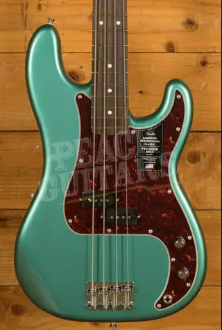 Fender American Professional Classic Precision Bass - Rosewood - Faded Sherwood Green Metallic