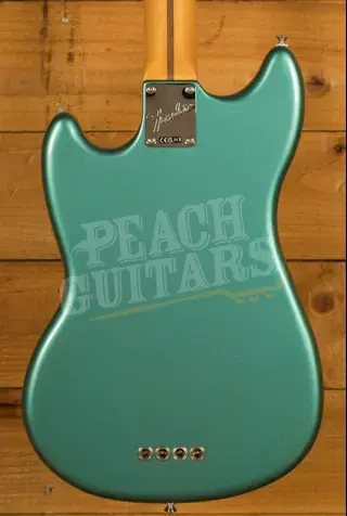 Fender American Professional Classic Mustang Bass - Rosewood - Faded Sherwood Green Metallic