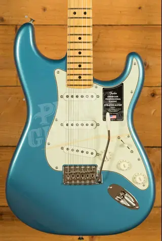 Fender American Professional Classic Stratocaster - Maple - Faded Lake Placid Blue