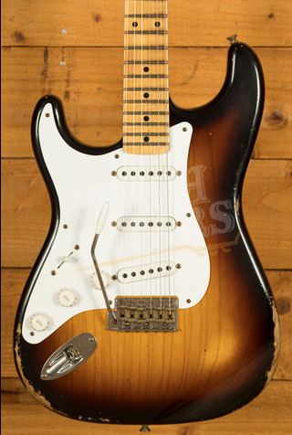 Fender Custom Shop 70th Anniversary 54 Strat | Relic Wide-Fade 2-Colour Sunburst *Left-Handed*