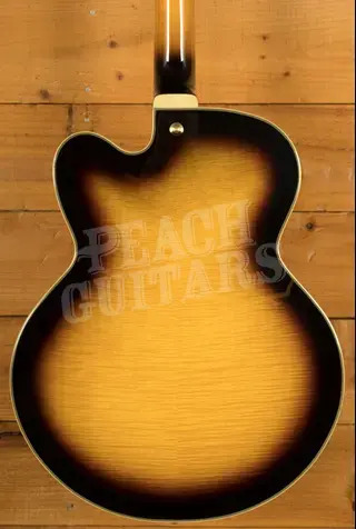Ibanez AF95FM Artcore Expressionist Series Hollow Body - Ebony - Antique Yellow Sunburst