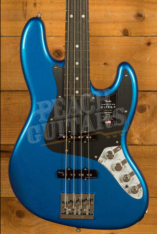 Fender American Ultra II Jazz Bass Ebony Noble Blue