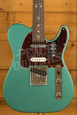 Fender American Professional Classic Hotshot Telecaster - Rosewood - Faded Sherwood Green Metallic