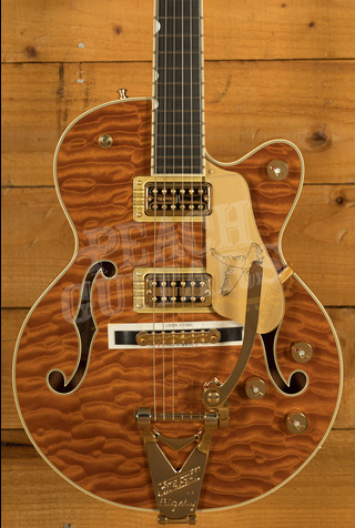 Gretsch Limited Edition Falcon Centre Block Jr. Quilted Maple Roundup Orange