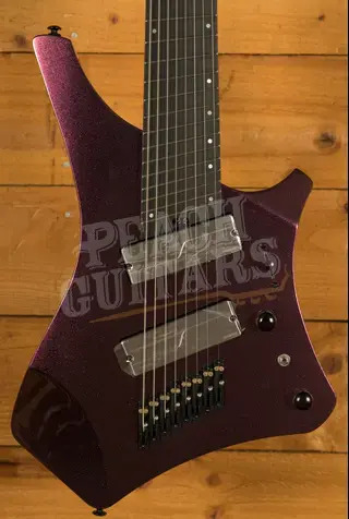 Ibanez A528 Alpha Series Standard - Ebony - Cosmic Mirage - Multi-Scale - 8-String 
