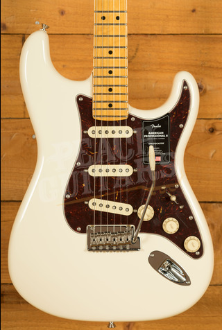 Fender American Professional II Stratocaster Maple Olympic White