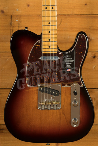 Fender American Professional II Telecaster Maple 3-Colour Sunburst