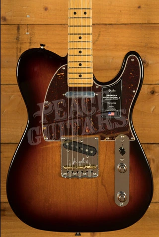 Fender American Professional II Telecaster - Maple - 3-Colour Sunburst