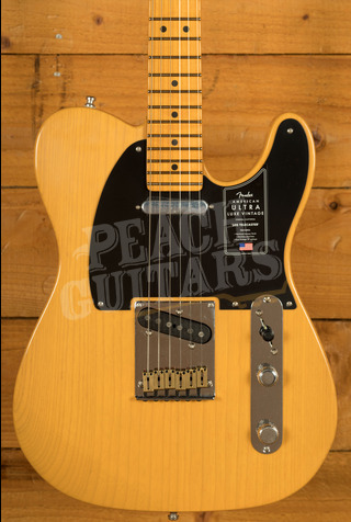 Fender American Ultra Luxe Vintage '50s Telecaster - Maple - Butterscotch Blonde