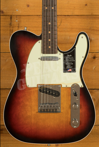 Fender American Ultra Luxe Vintage '60s Telecaster Custom - Rosewood - 3-Colour Sunburst