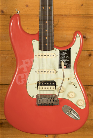 Fender American Ultra Luxe Vintage '60s Stratocaster HSS - Rosewood - Fiesta Red