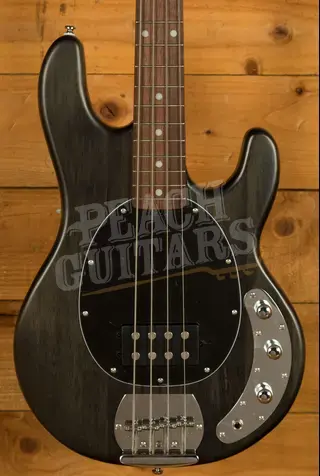Sterling RAY4 SUB Series StingRay Bass - Trans Black Satin