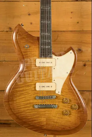 Novo Dealer Limited | Chambered Serus P2 - Faded Tea Burst Fralin Pickups