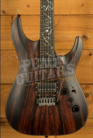 Schecter C-1 Exotic Ebony | Natural Satin