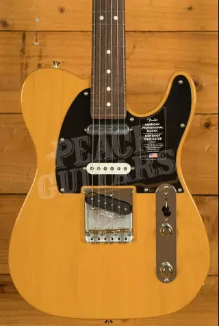 Fender American Professional Classic Hotshot Telecaster - Rosewood - Butterscotch Blonde