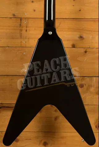 Gibson Peach European Exclusive | 70s Flying V - Ebony *B-Stock*