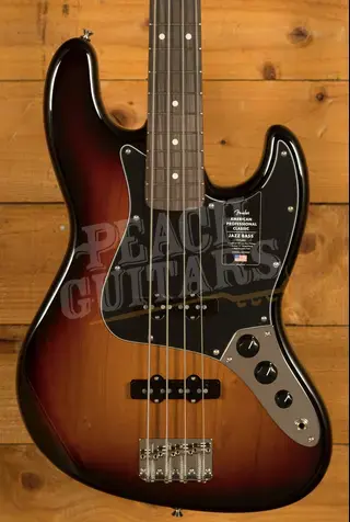 Fender American Professional Classic Jazz Bass - Rosewood - 3-Colour Sunburst