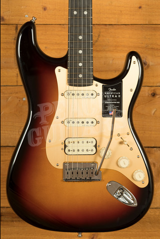 Fender American Ultra II Stratocaster HSS Ebony Ultraburst