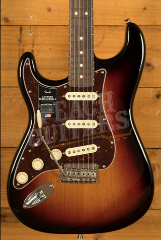 Fender American Professional II Stratocaster Left-Handed Rosewood 3-Colour Sunburst