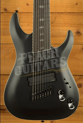 Schecter C-8 MS SLS Elite Evil Twin | 8-String - Satin Black