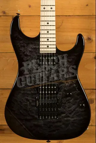 Suhr Standard Thin Burst Limited Edition - Trans Black