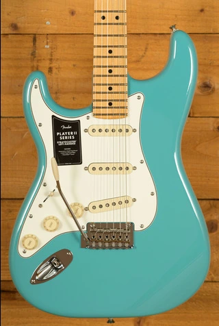 Fender Player II Stratocaster Left-Handed Maple Aquatone Blue