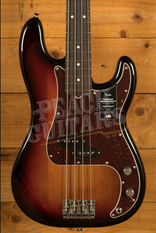 Fender American Professional II Precision Bass Rosewood 3-Colour Sunburst