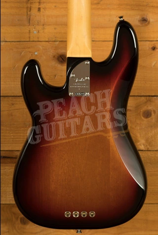 Fender American Professional II Precision Bass Rosewood 3-Colour Sunburst