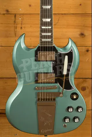 Epiphone 1964 SG Standard with Maestro Vibrola Reissue Pelham Blue