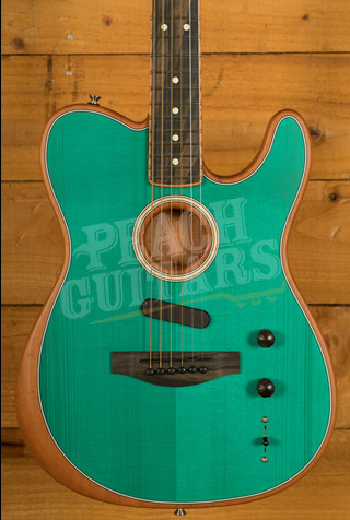 Fender Limited Edition American Acoustasonic Telecaster Aqua Teal