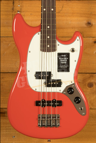 Fender Player II Mustang Bass PJ | Coral Red